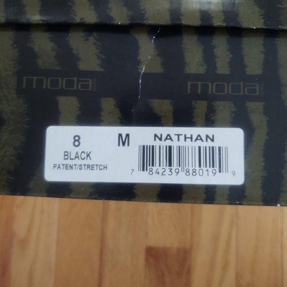 Moda Spana Patent Leather Platform Heels 8M NWOT - Picture 9 of 9